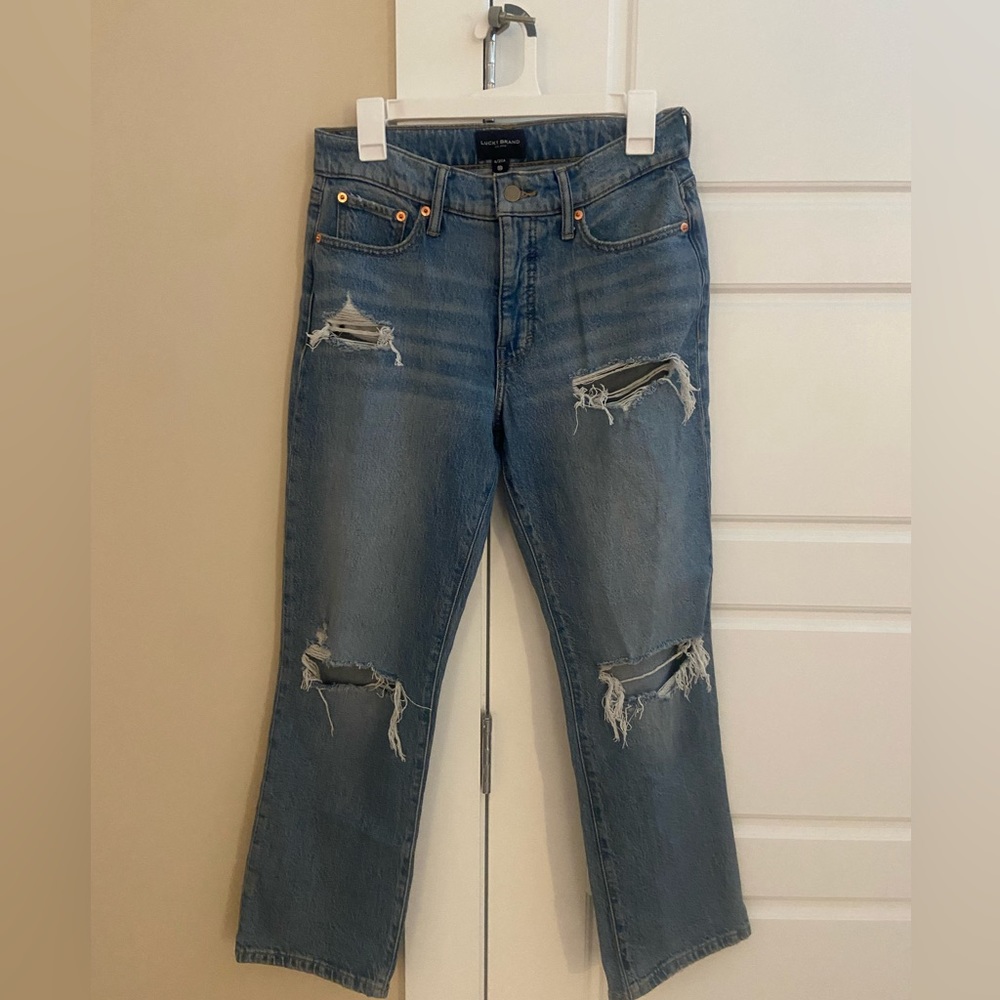 Lucky Brand Zoe High Rise Straight Jeans 6/28A